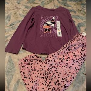 Disney Purple and Pink Minnie Mouse Sleepwear